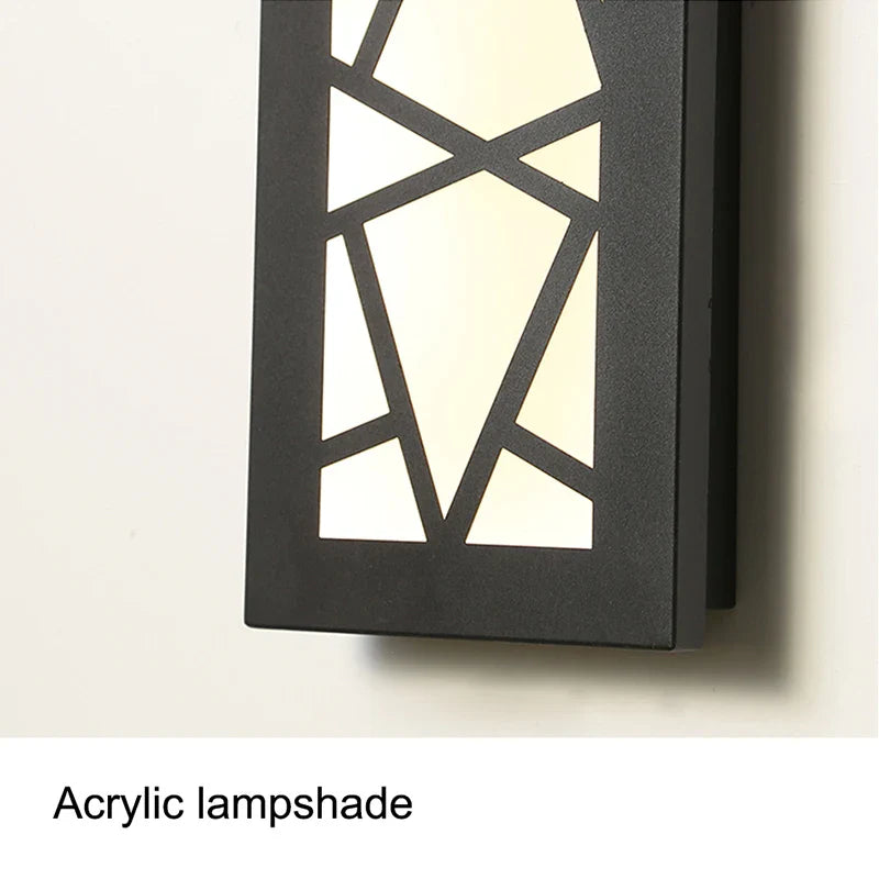 Applique murale LED extérieure Limalia IP65 - Design moderne pour villa, jardin, véranda, cour