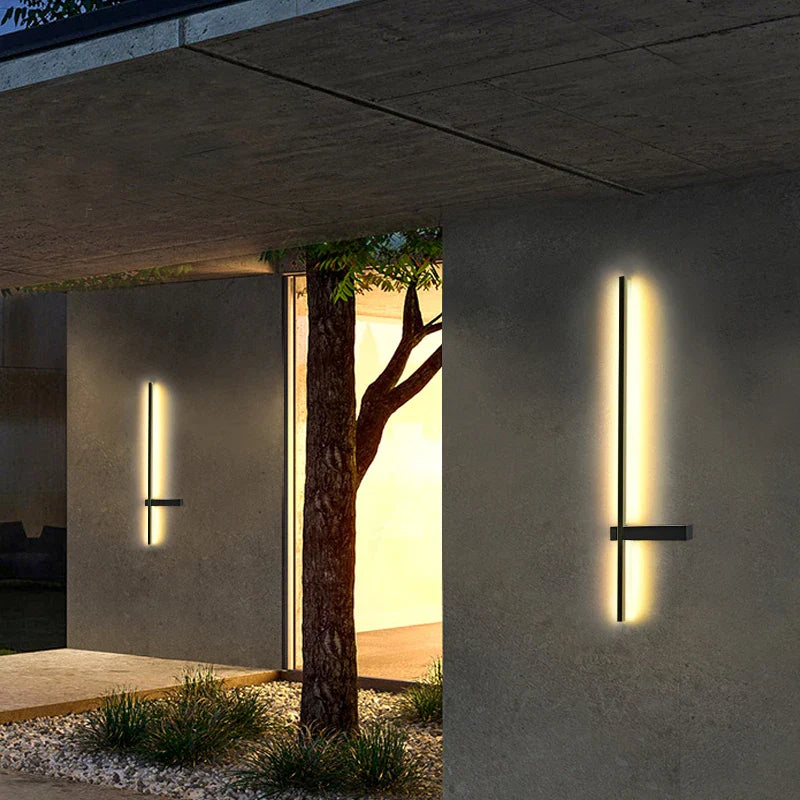 Applique Murale LED Aluminium Limalia, Étanche IP54, Luminaire Décoratif Extérieur pour Jardin, Villa, Porche