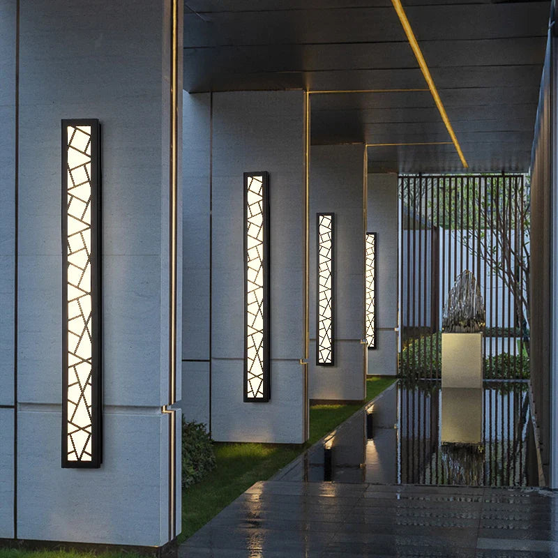Applique murale LED extérieure Limalia IP65 - Design moderne pour villa, jardin, véranda, cour