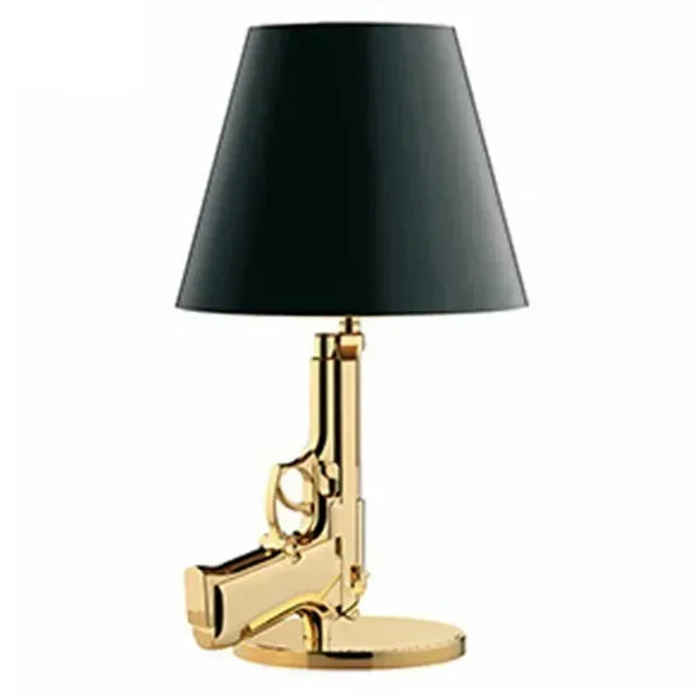 Limalia : Lampe de bureau nordique AK47, design haut de gamme en métal galvanisé pour chambre et salon.