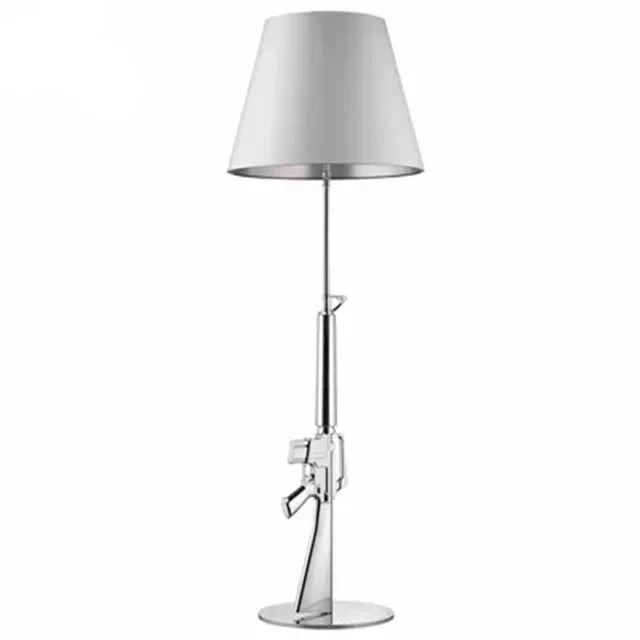 Limalia : Lampe de bureau nordique AK47, design haut de gamme en métal galvanisé pour chambre et salon.