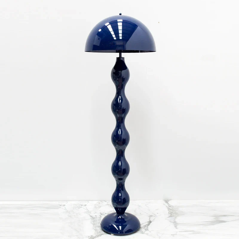 Limalia - Lampadaire LED champignon nordique coloré pour salon, chambre ou tête de lit.