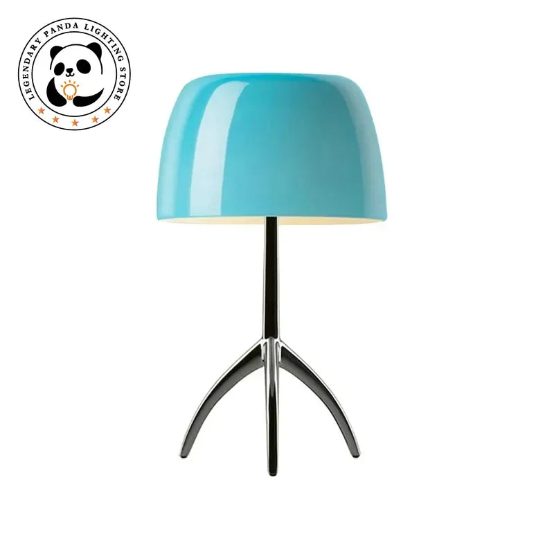 Lampe de table en verre et cuivre Limalia : design italien, élégance artistique pour bureau, salon, chambre.