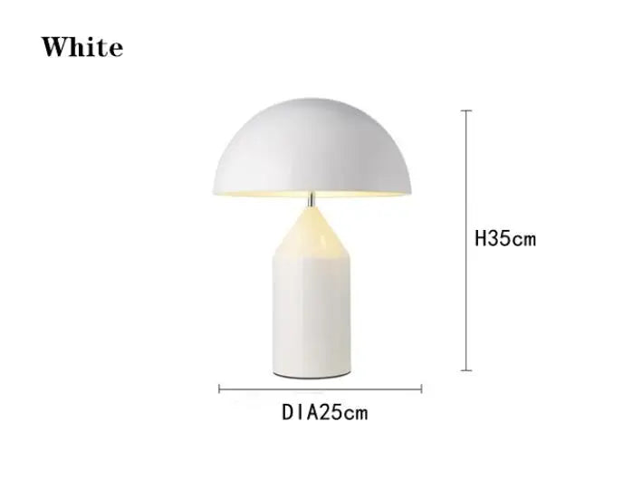 Lampe de Table Nordique Limalia Noir/Blanc/Or, Métal, LED - Décoration Bureau/Salon/Chambre/Salle à Manger